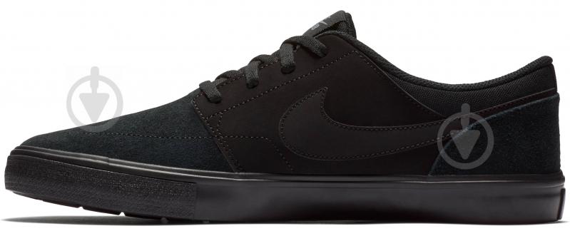 Кроссовки мужские демисезонные Nike SB PORTMORE II SOLAR 880266-005 р.40,5 черные - фото 4