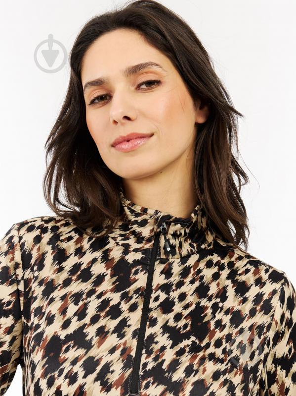 Джемпер Protest Vessy Leopard mid layer P12652013-567 р.M коричневый - фото 3