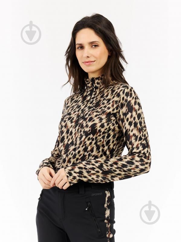 Джемпер Protest Vessy Leopard mid layer P12652013-567 р.M коричневый - фото 4