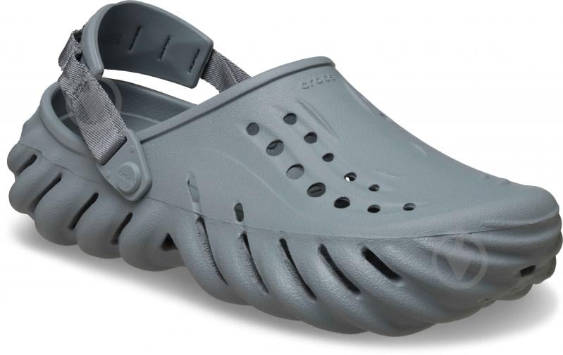 Сабо Crocs Echo Clog 207937-0Z3 р.41/42 сірий - фото 2