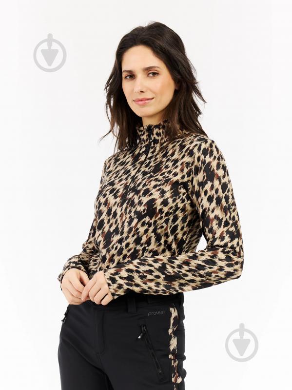 Джемпер Protest Vessy Leopard mid layer P12652013-567 р.S коричневый - фото 4