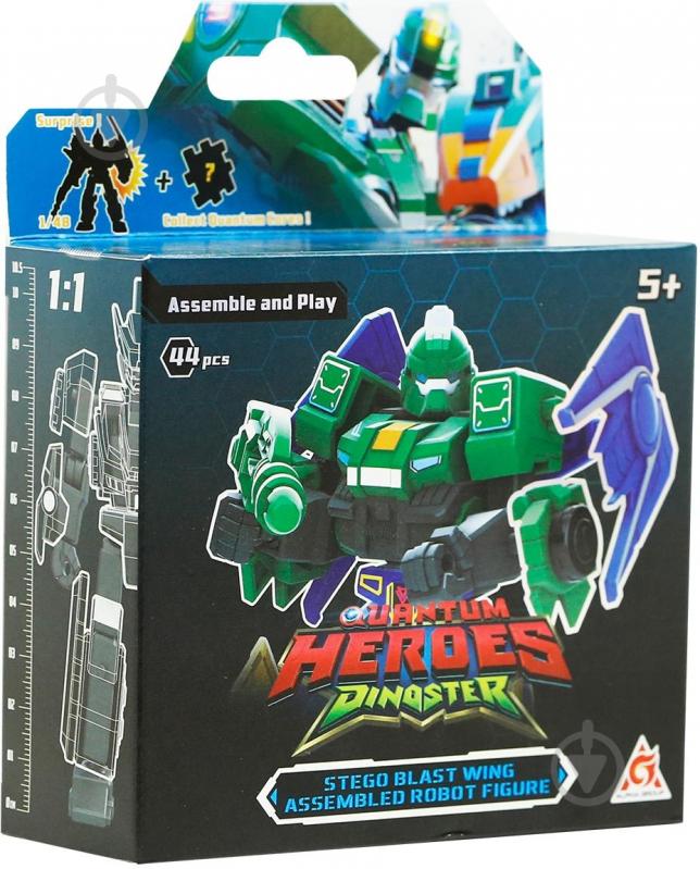 Игрушка DINOSTER Робот-конструктор Стего Бласт Винг EU580881A-2 - фото 2 Игрушка DINOSTER Робот-конструктор Стего Бласт Винг EU580881A-2 - фото 2