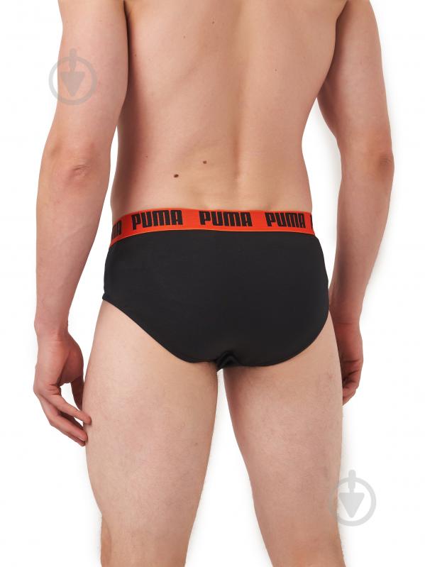 Труси чоловічі Puma MEN EVERYDAY BRIEF 2P93832213 S чорний - фото 3