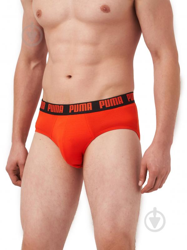 Труси чоловічі Puma MEN EVERYDAY BRIEF 2P93832213 S чорний - фото 4