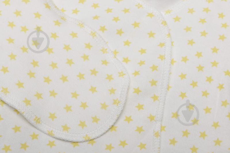 Льоля дитяча Bambinelli жовта зiрочка р.62 білий із малюнком - фото 5
