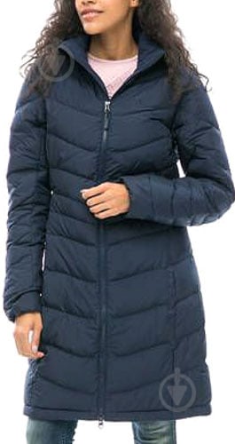 Пальто жіноче зимове Jack Wolfskin SELENIUM COAT 1202081-1910 р.S темно-синє - фото 1