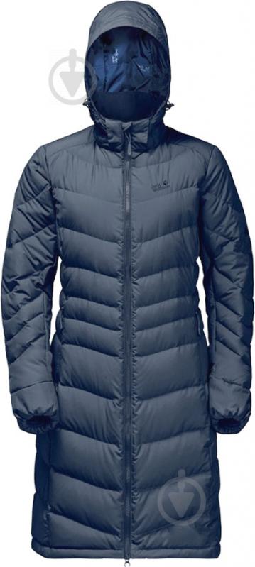 Пальто жіноче зимове Jack Wolfskin SELENIUM COAT 1202081-1910 р.S темно-синє - фото 5