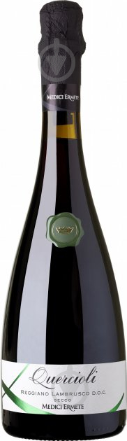 Вино ігристе Medici Quercioli Lambrusco Reggiano Doc Rosso Secco червоне сухе 11% 0,75 л - фото 1