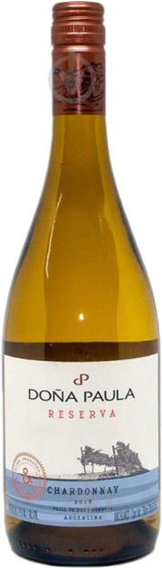 Вино Dona Paula Reserva Chardonnay белое сухое 0,75 л - фото 1