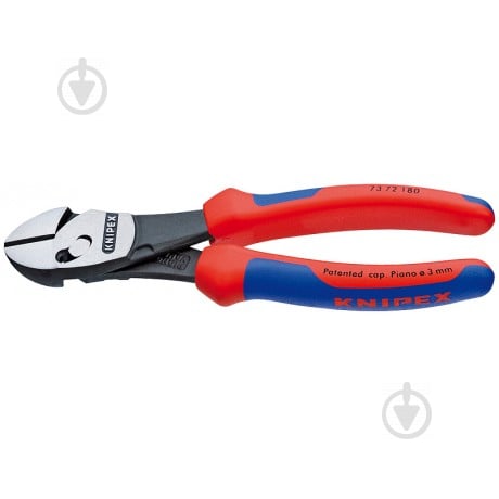 Кусачки KNIPEX бокові особливої потужності TwinForce 1 шт. 73 72 180 - фото 1