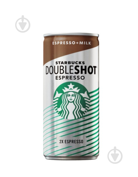 Енергетичний напій STARBUCKS кавовий Doubleshot Espresso 0,25 л - фото 1