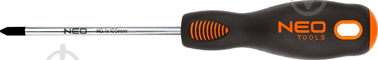 Отвертка NEO tools крестовая PZ1 x 100 мм, CrMo 04-032 - фото 1