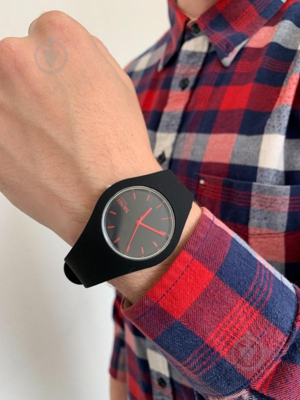 Наручные часы Rubber Black II 9068 Skmei - фото 3