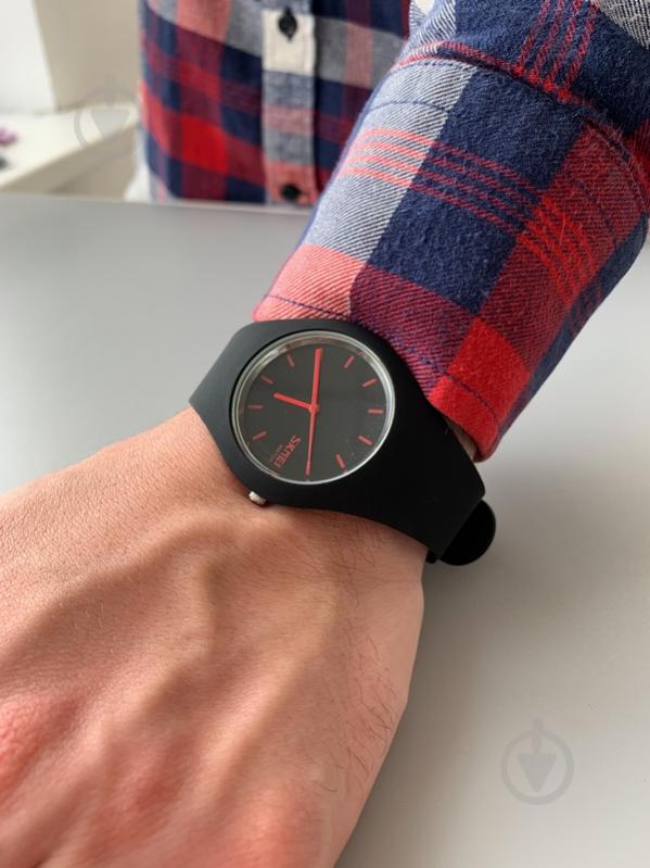 Наручные часы Rubber Black II 9068 Skmei - фото 7