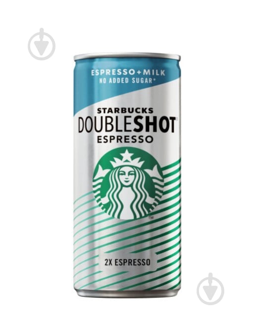 Енергетичний напій STARBUCKS кавовий Doubleshot Espresso без цукру 0,25 л - фото 1