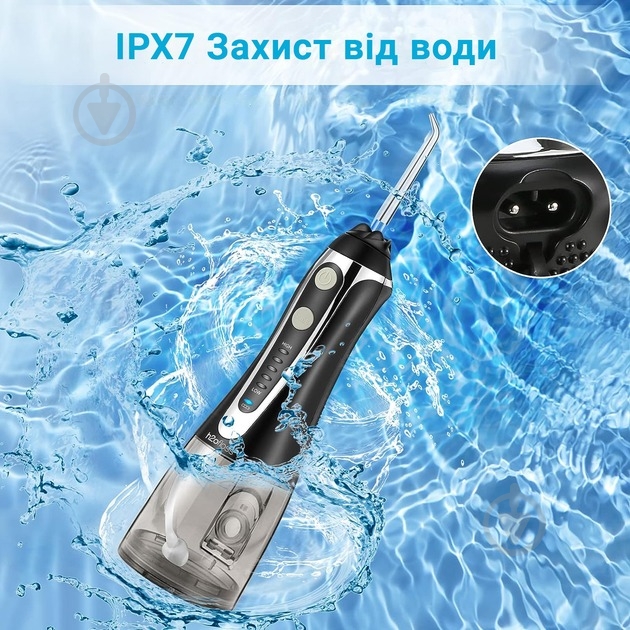 Ирригатор h2ofloss H2O-HF2-black - фото 6