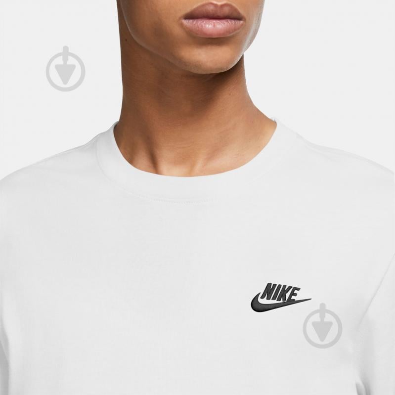 Футболка Nike NS CLUB TEE - LS AR5193-100 р.L белый - фото 3