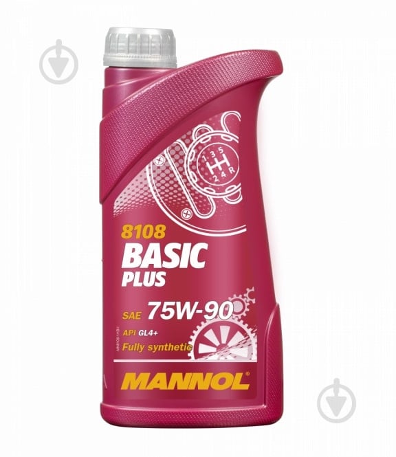 Масло трансмиссионное Mannol Basic Plus GL-4+ 75W-90 1 л (53874) - фото 1