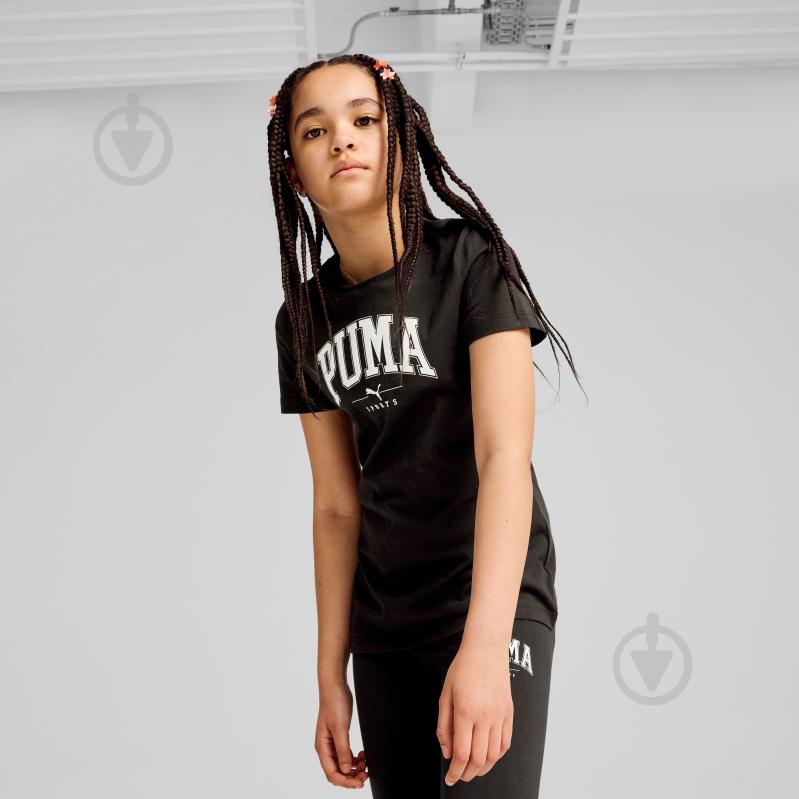 Футболка Puma PUMA SQUAD TEE G 68177901 р.152 чорний - фото 3