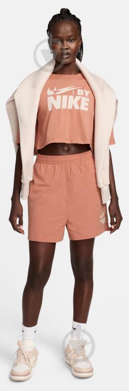 Футболка Nike NS CROP TEE GLS FZ4635-212 р.M коричневый - фото 5