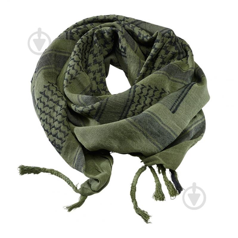 Шарф Brandit Арафатка тактическая оливковый с черным - фото 1