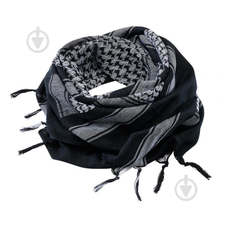 Шарф Brandit арафатка тактическая черный с белым - фото 1 Шарф Brandit арафатка тактическая черный с белым - фото 1