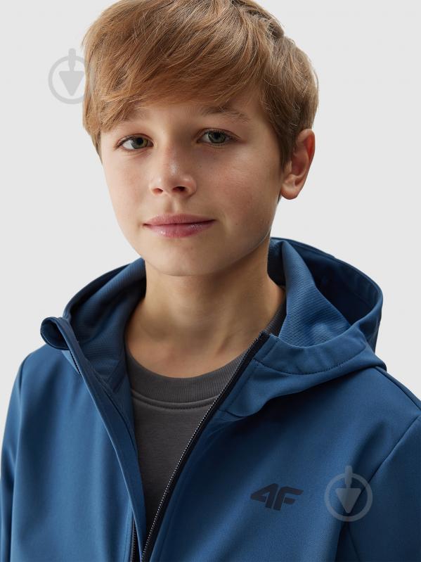 Куртка 4F SOFTSHELL JACKET M207 / SOFTSHELL M207 4FJWSS24TSOFM207-33S р.128 зеленая - фото 4 Куртка 4F SOFTSHELL JACKET M207 / SOFTSHELL M207 4FJWSS24TSOFM207-33S р.128 зеленая - фото 4