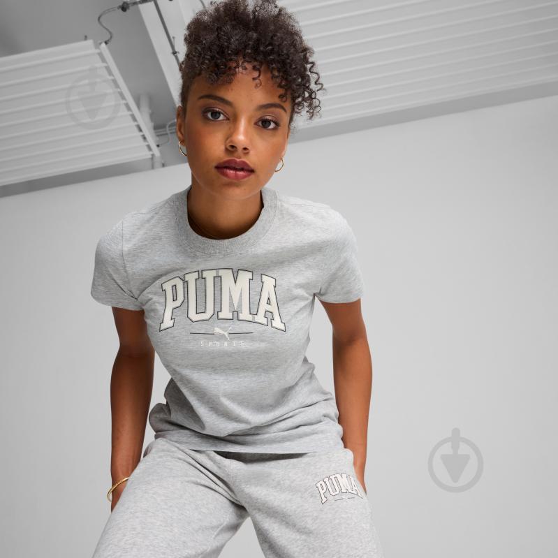 Футболка Puma PUMA SQUAD GRAPHIC TEE 68153704 р.L серый - фото 3