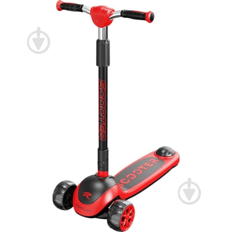 Самокат MaxxPro kids триколісний 75х35х108 см червоний 2840004-6P - фото 1