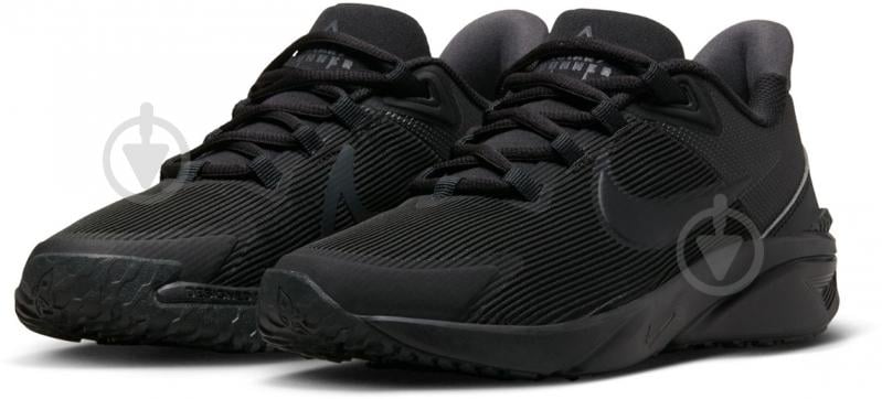 Кросівки дитячі демісезонні Nike STAR RUNNER 4 DX7615-002 р.38 чорні - фото 5