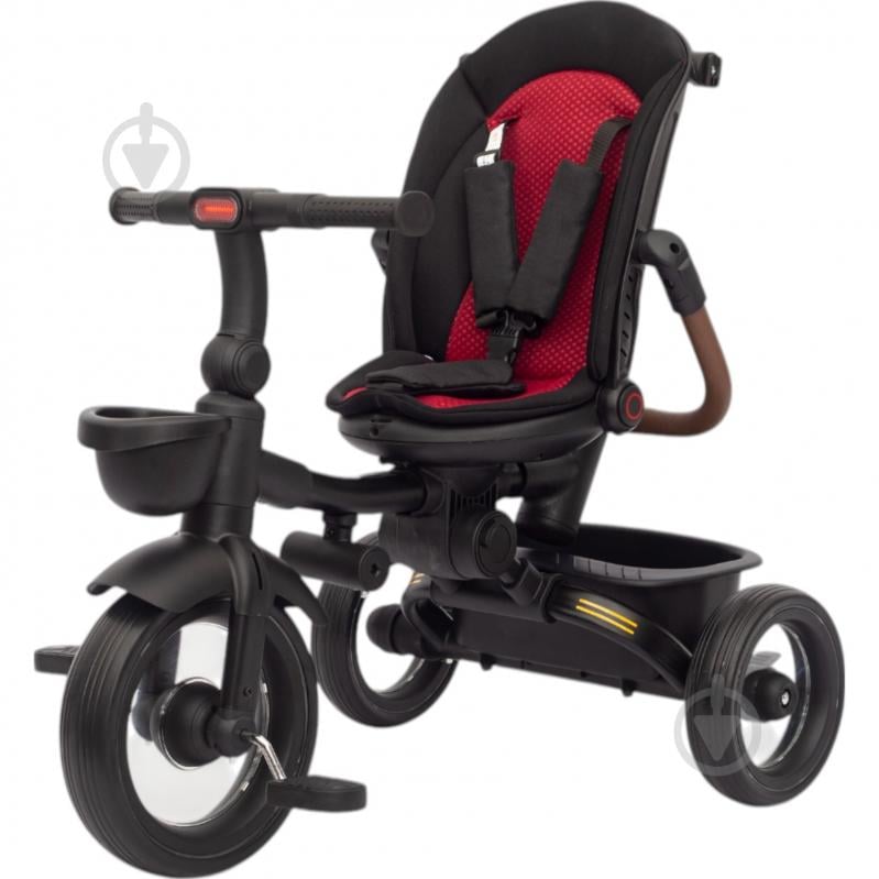 Велосипед дитячий MaxxPro kids триколісний з балдахіном чорний 2750009 - фото 2