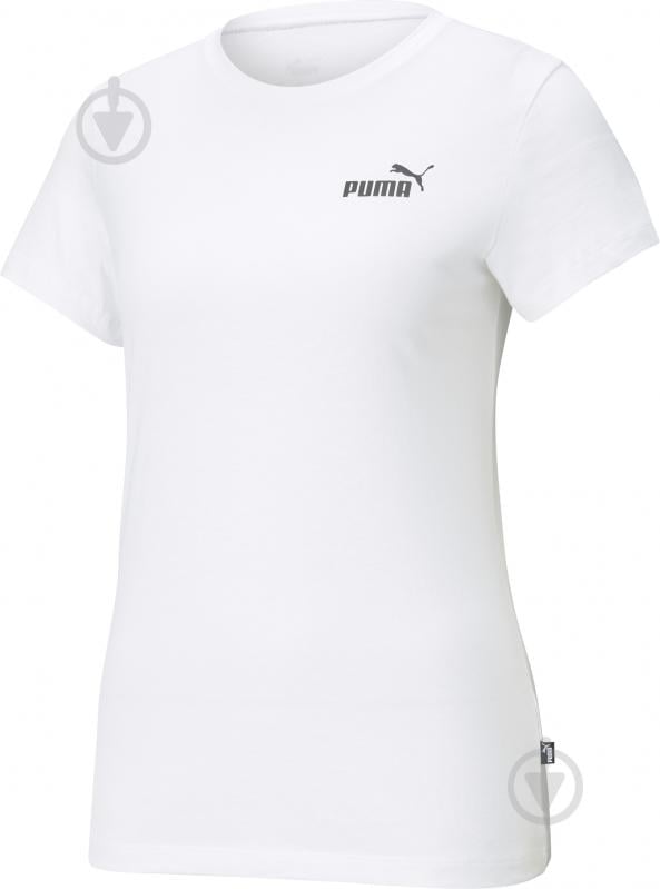 Футболка Puma ESS Small Logo Tee 58677602 р.M білий - фото 1 Футболка Puma ESS Small Logo Tee 58677602 р.M білий - фото 1