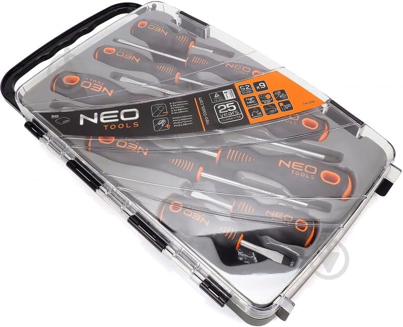 Набір викруток NEO tools S2 9 шт. 04-208 - фото 7 Набір викруток NEO tools S2 9 шт. 04-208 - фото 7