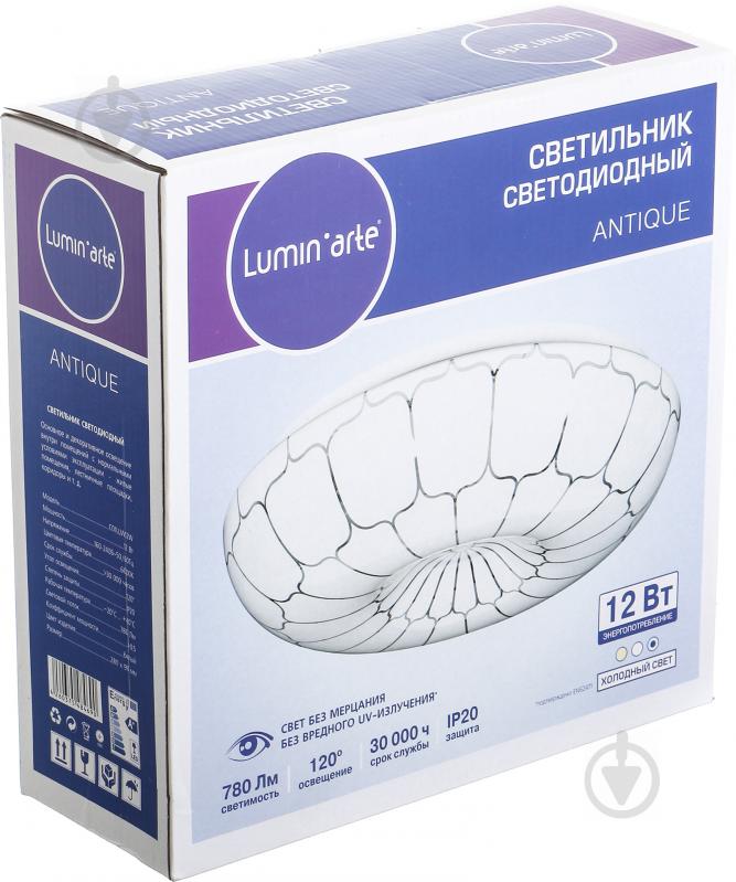 Светильник светодиодный LuminArte C01LLW12W 12 Вт белый 6000 К C01LLW12W - фото 3