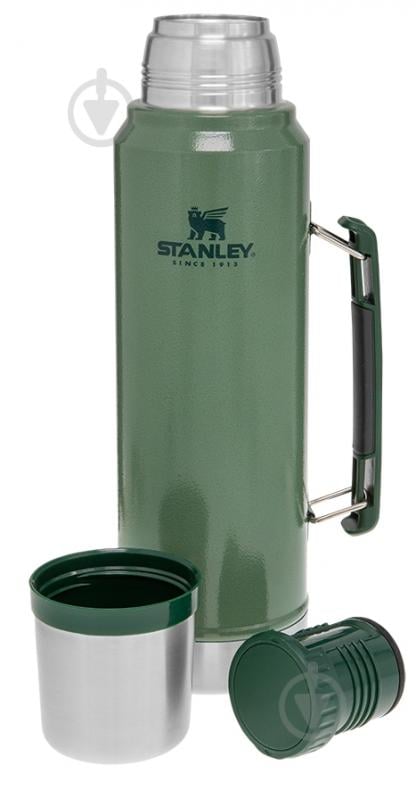 Термос Stanley Legendary Classic Hammertone Green 1 л - фото 2