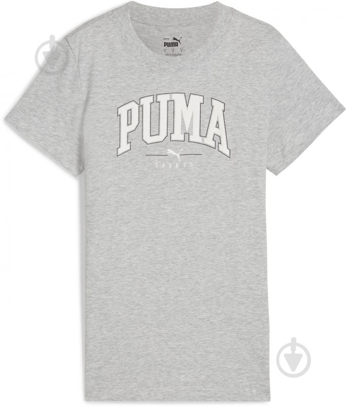 Футболка Puma PUMA SQUAD GRAPHIC TEE 68153704 р.M серый - фото 1