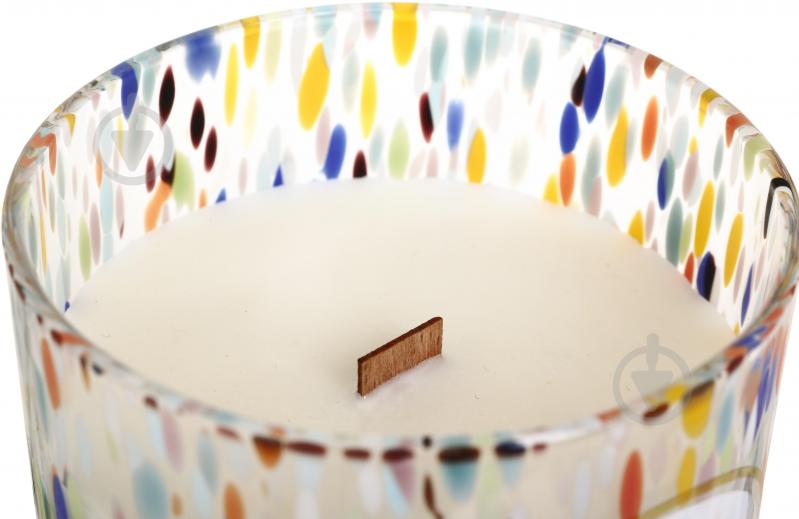 Свеча ароматическая Sensio Gift 8х10 см конфетти - фото 3