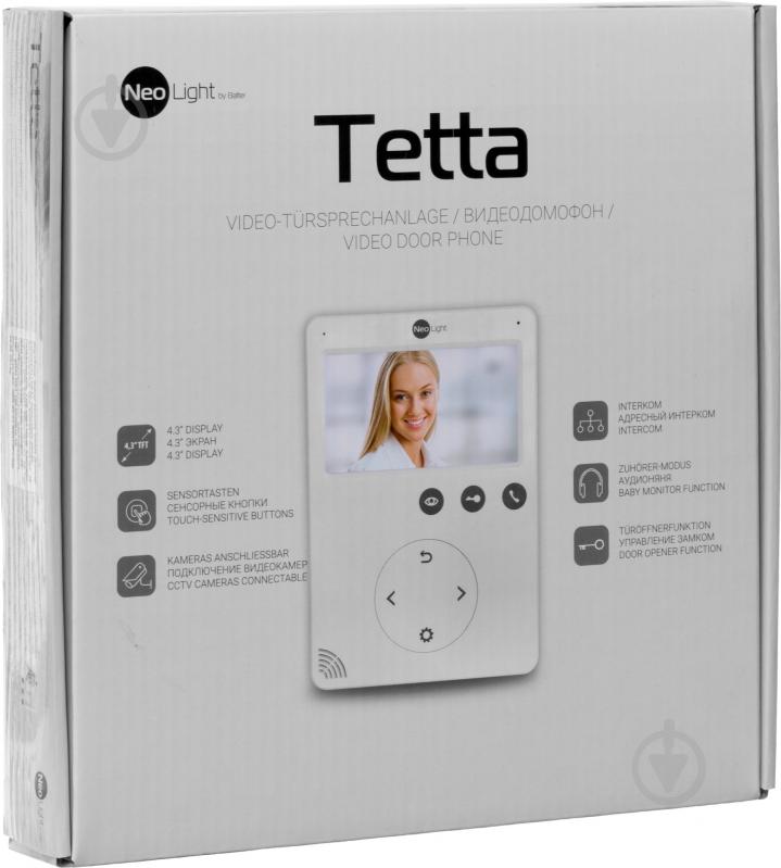 Видеодомофон NeoLight Tetta 4.3" TFT LCD 480x234 - фото 5