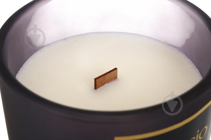 Свеча ароматическая Sensio Cotton Bloom 10х14 см серый - фото 4