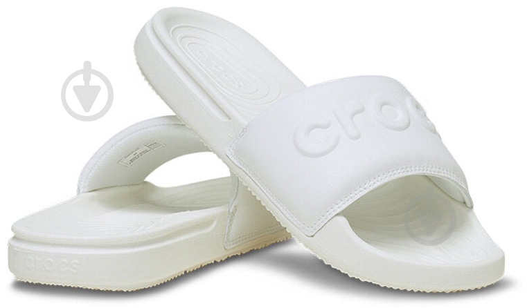 Шльопанці Crocs 211430-100 р.41-42 білий - фото 2 Шльопанці Crocs 211430-100 р.41-42 білий - фото 2