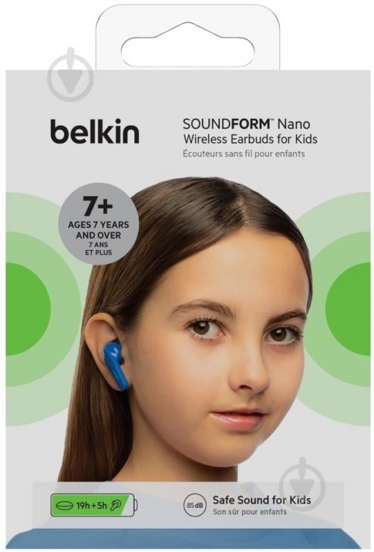 Наушники Belkin Soundform Nano True Wireless blue (PAC003BTBL) - фото 7