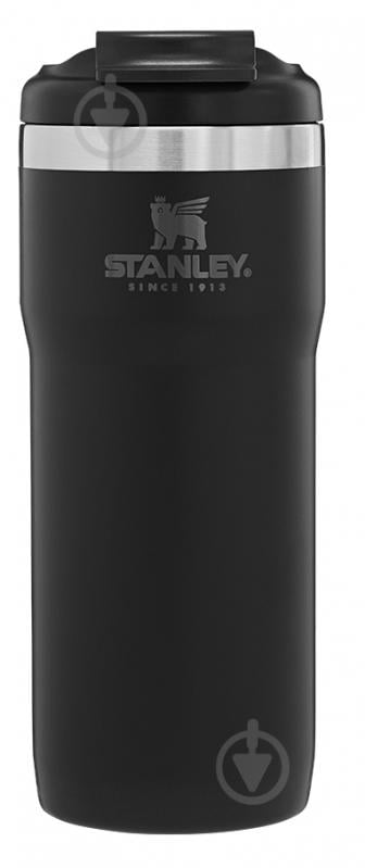 Термочашка Stanley Classic TwinLock Matte Black 0.47 л - фото 1