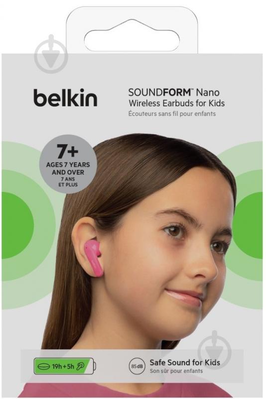 Наушники Belkin Soundform Nano True Wireless pink (PAC003BTPK) - фото 7