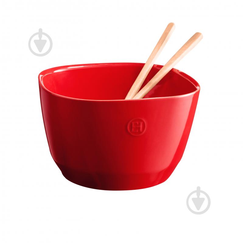 Салатник Emile Henry Tableware 3,5 л красный (346594) - фото 4 Салатник Emile Henry Tableware 3,5 л красный (346594) - фото 4