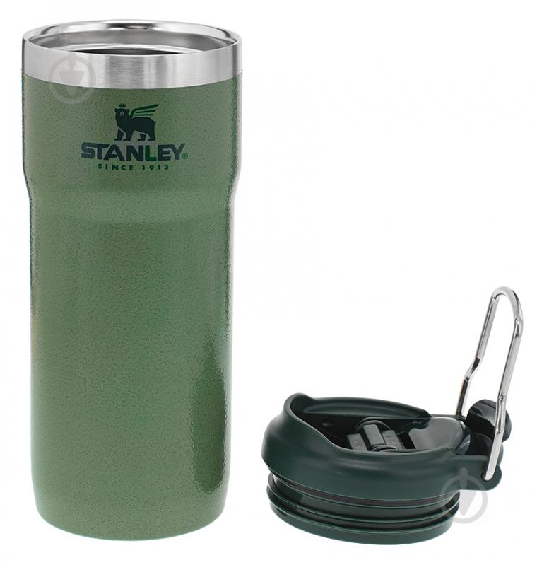 Термочашка Stanley Classic TwinLock Hammertone Green 0.47 л - фото 2