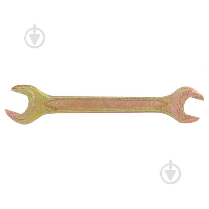 Ключ рожковый Sigma 12×13мм желтый цинк 6025131 - фото 1