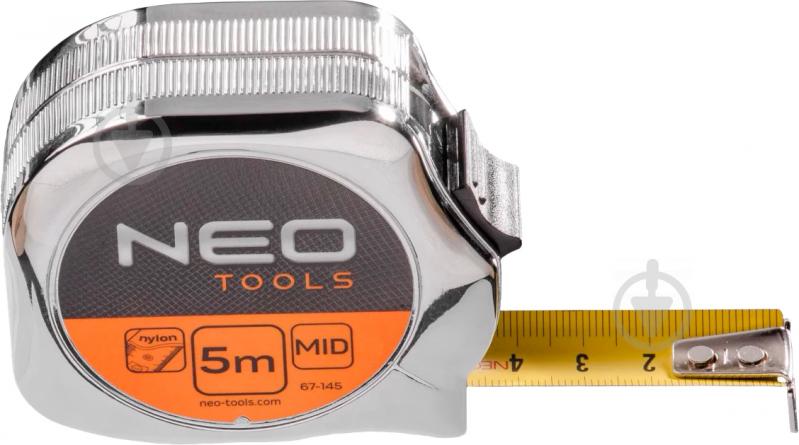 Рулетка NEO tools сталева стрiчка 67-145 5  м x 19  мм - фото 1