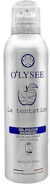 Гель-піна O'LYSEE Extra Foaming Shower Gel La Tentation 200 мл - фото 1