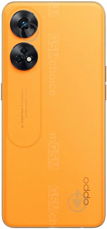 Смартфон OPPO Reno8 T 8/128GB sunset orange (CPH2481) - фото 7