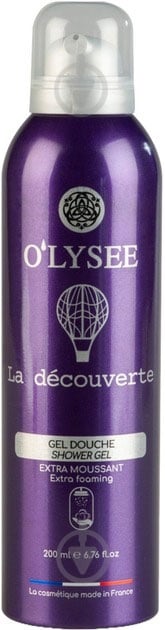 Гель-пена O'LYSEE Extra Foaming Shower Gel La découverte 200 мл - фото 1